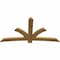 Ekena Millwork Davenport Rough Sawn Timber Gable Bracket, Western Red Cedar, 84"W x 45"H x 2"D x 6"F, 13/12 Pitch GBW084X45X0206DAV00RWR - alternate 5